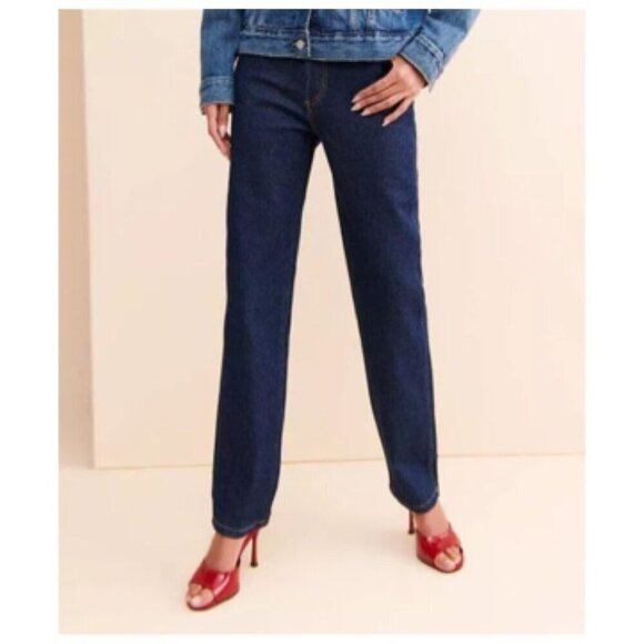 Boyish THE DEMPSEY Denim High Rise Slim Straight Sz 26 in THE LADY VANISHES - Picture 1 of 10